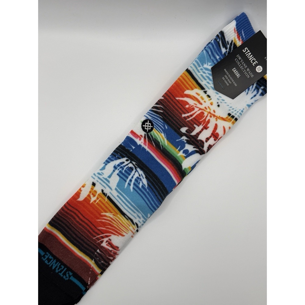 Stance Dwyane Wade NBA Collection Casual Crew Socks Multi L ACY51